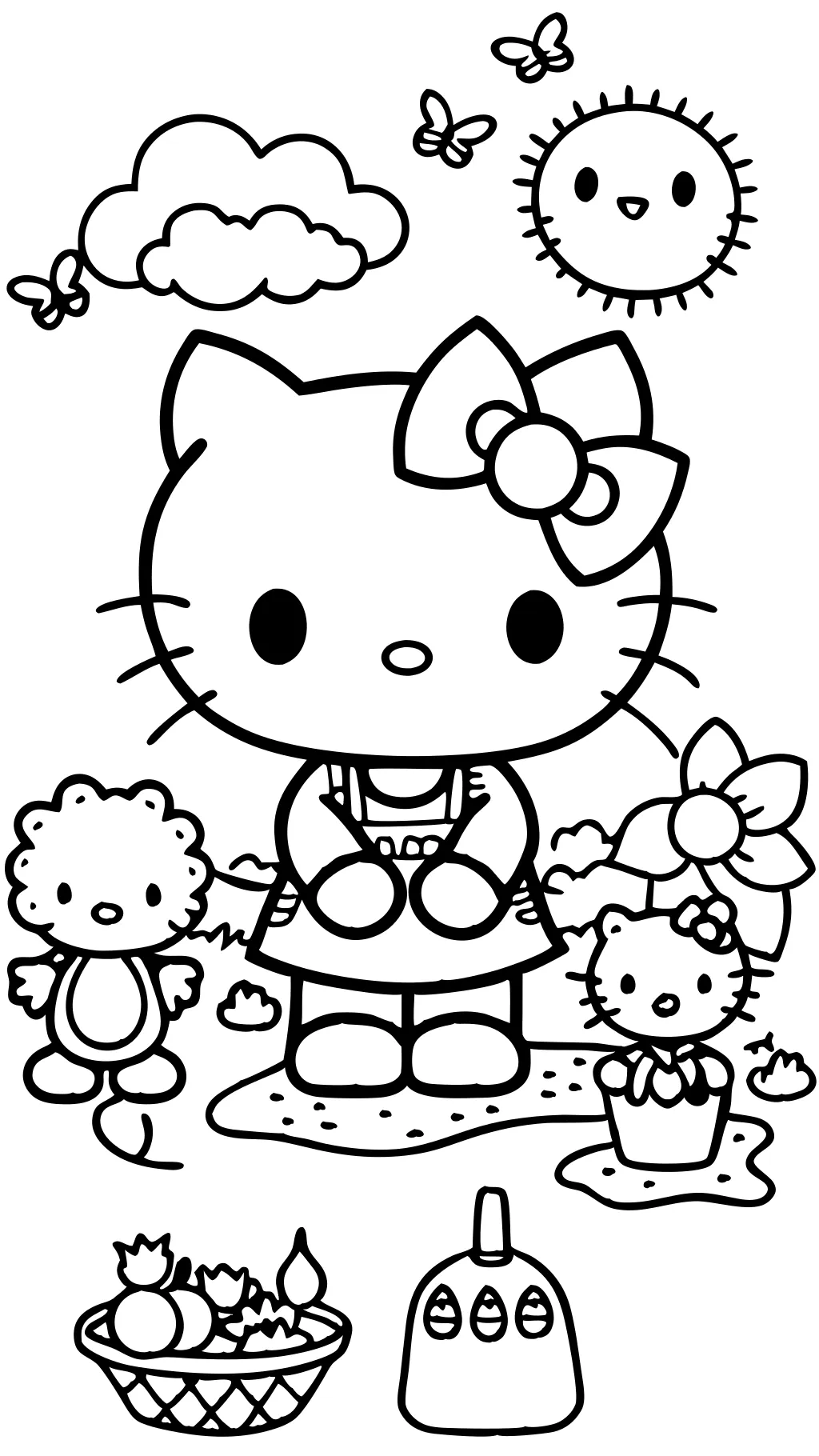 Hello Kitty Color Pages